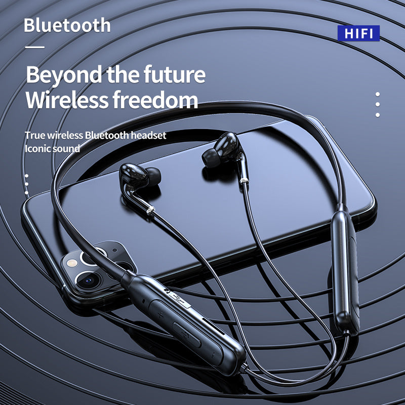 M60 8D Surround Sound Bluetooth 5.1 Wireless Earphone Neck Hanging Headphone Support TF Card M60 8D Surround Sound Bluetooth 5.1 Wireless Earphone Neck Hanging Headphone Support TF Card